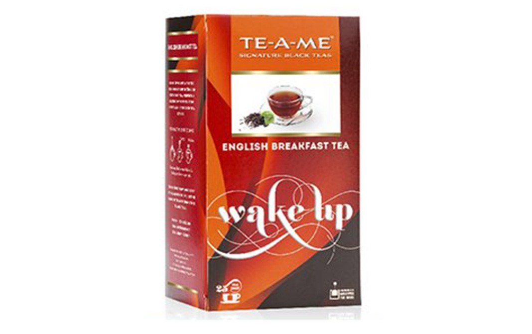 Te-A-Me English Breakfast Tea Wake Up   Box  25 pcs